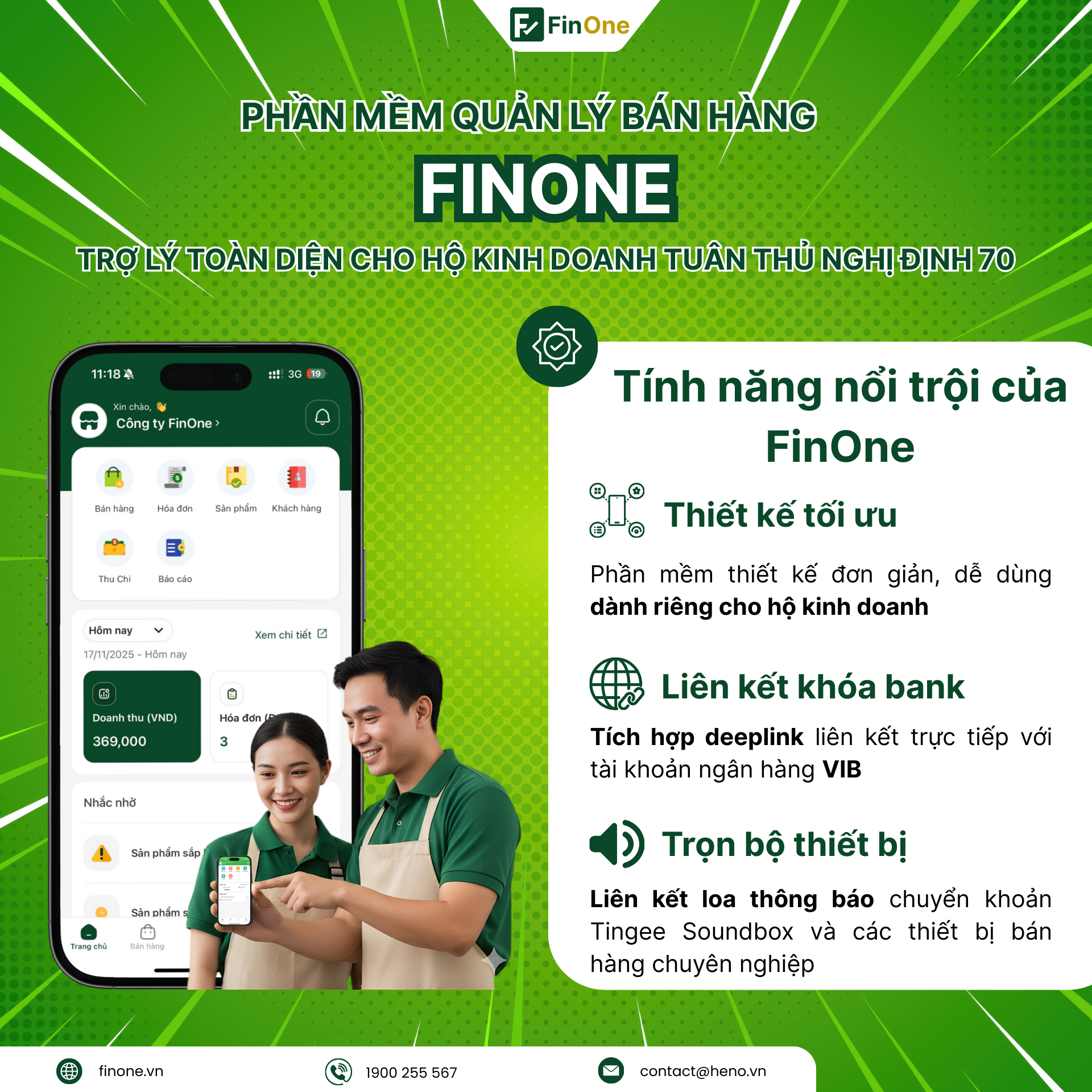 Giao diện hệ thống VIB